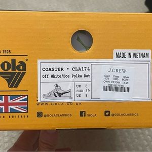 Gola J.Crew shoes Size 8 NEW